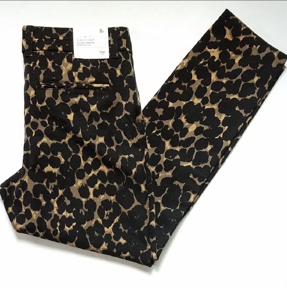 GAP Pants - Gap spotted leopard crop pants NWT